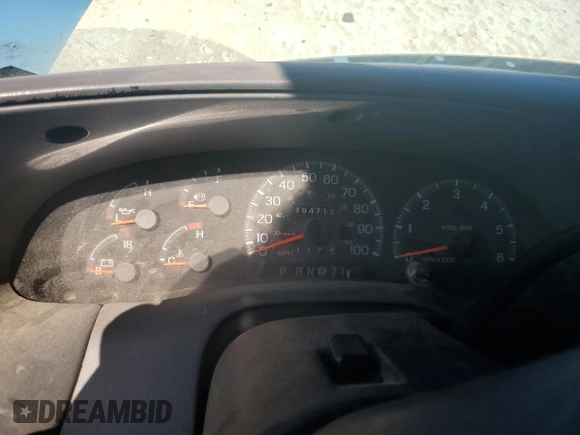 1998 Ford F-150 with VIN 1FTZF18W3WNB98041, listed as a Copart auction lot 77530824 with 194,712 mi miles and Salvage title. Bid and sale history available at DreamBid. Image 9.