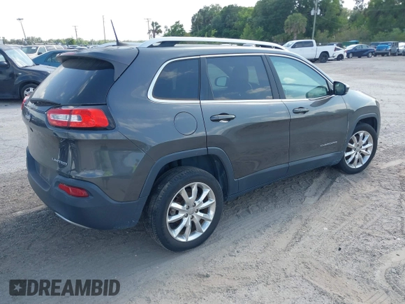 2016 Jeep Cherokee High Altitude with VIN 1C4PJLDB8GW211947, listed as a IAAI auction lot 42142282 with 158,430 mi miles. Bid and sale history available at carsss.com. Image 4.