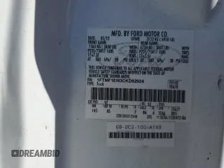 2012 Ford F-150 XL with VIN 1FTMF1EM3CKD82924, listed as a Copart auction lot 52034375 with 149,632 mi miles and Clean title. Bid and sale history available at DreamBid. Image 12.