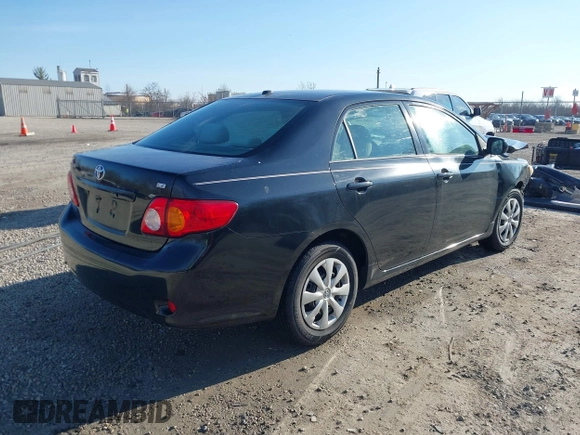 2009 Toyota Corolla with VIN JTDBL40E499035734, listed as a IAAI auction lot 41887480 with 46,511 mi miles. Bid and sale history available at carsss.com. Image 4.