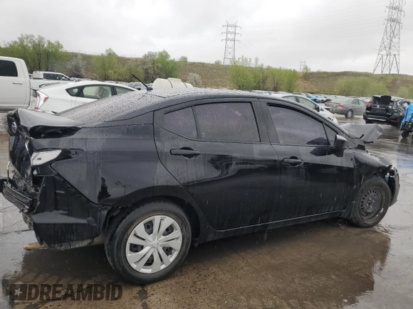 2021 Nissan Versa S with VIN 3N1CN8DV1ML858060, listed as a Copart auction lot 55814265 with 112,641 mi miles and Salvage title. Bid and sale history available at DreamBid. Image 3.