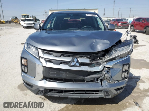 2022 Mitsubishi Outlander Sport ES with VIN JA4APUAU1NU015965, listed as a Copart auction lot 49728495 with 60,968 mi miles and Salvage Title. Bid and sale history available at carsss.com. Image 5.