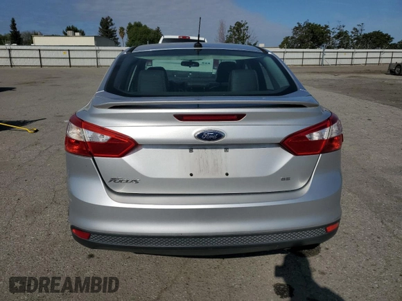 2013 Ford Focus SE with VIN 1FADP3F26DL314348, listed as a Copart auction lot 51295235 with 106,635 mi miles and Salvage Title. Bid and sale history available at carsss.com. Image 6.