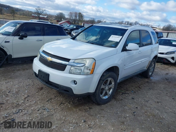 2007 Chevrolet Equinox LT with VIN 2CNDL73F676081147, listed as a IAAI auction lot 41712197 with 204,029 mi miles. Bid and sale history available at carsss.com. Image 17.