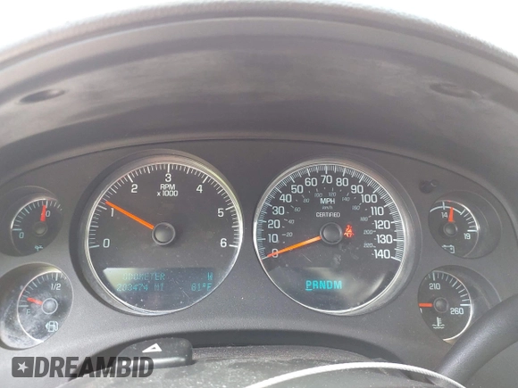 2013 Chevrolet Tahoe Commercial with VIN 1GNLC2E09DR286027, listed as a IAAI auction lot 42229760 with 203,474 mi miles and . Bid and sale history available at DreamBid. Image 7.
