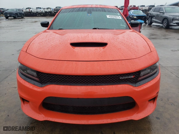 2019 Dodge Charger GT with VIN 2C3CDXHG3KH658782, listed as a Copart auction lot 43226675 with 144,364 mi miles and Salvage Title. Bid and sale history available at carsss.com. Image 5.