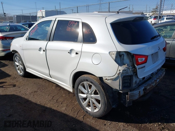 2012 Mitsubishi Outlander Sport SE with VIN JA4AP4AU8CZ000170, listed as a IAAI auction lot 41636634 with 182,664 mi miles. Bid and sale history available at carsss.com. Image 3.