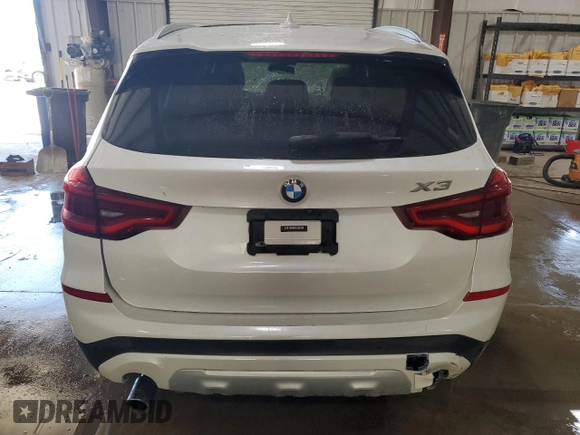 2018 BMW X3 xDrive30i with VIN 5UXTR9C5XJLD60568, listed as a Copart auction lot 54338055 with Not Provided miles and Salvage Title. Bid and sale history available at DreamBid. Image 6.