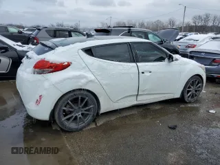 2012 Hyundai Veloster w/Red Int with VIN KMHTC6AD5CU030340, listed as a Copart auction lot 45793405 with 139,667 mi miles and Clean title. Bid and sale history available at DreamBid. Image 3.