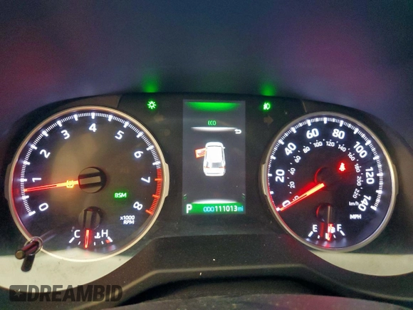 2021 Toyota RAV4 XLE Premium with VIN 2T3C1RFV7MC132953, listed as a Copart auction lot 60598085 with 111,013 mi miles and Clean title. Bid and sale history available at DreamBid. Image 9.