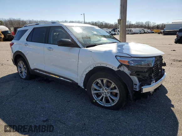 2024 Ford Explorer Limited with VIN 1FMSK7FH1RGA29645, listed as a Copart auction lot 49865725 with 30,464 mi miles and Salvage Title. Bid and sale history available at carsss.com. Image 4.
