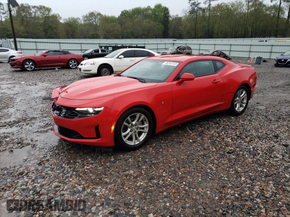 2021 Chevrolet Camaro 1LS with VIN 1G1FB1RX2M0126286, listed as a Copart auction lot 46243153 with 75,617 mi miles. Bid and sale history available at carsss.com. Image 1.