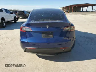 2024 Tesla Model Y with VIN 7SAYGDED8RF132720, listed as a Copart auction lot 45631755 with Not Provided miles and Salvage Title. Bid and sale history available at DreamBid. Image 6.