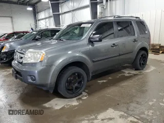 2009 Honda Pilot LX with VIN 5FNYF48299B025721, listed as a Copart auction lot 53454995 with 162,253 mi miles and Salvage title. Bid and sale history available at DreamBid. Image 1.