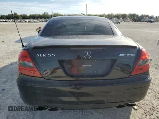 2006 Mercedes-Benz SLK-Class 5.5L AMG with VIN WDBWK73F06F100763, listed as a Copart auction lot 86308114 with 147,759 mi miles and Salvage Title. Bid and sale history available at carsss.com. Image 6.