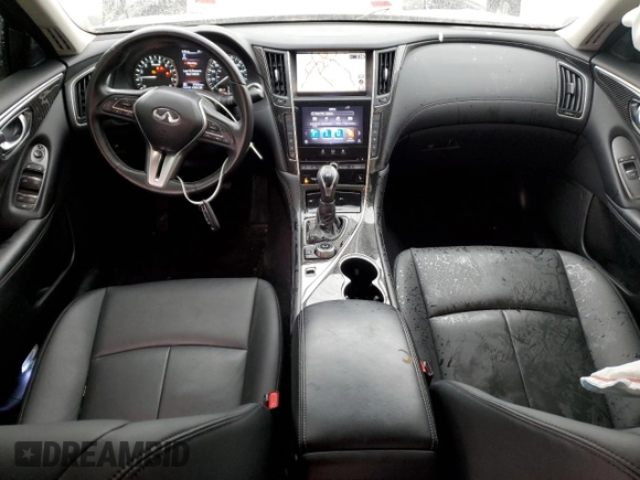 2020 Infiniti Q50 3.0t LUXE with VIN JN1EV7AR6LM250288, listed as a Copart auction lot 47900645 with 37,029 mi miles and Salvage Title. Bid and sale history available at carsss.com. Image 8.