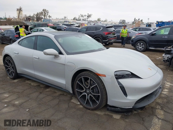 2023 Porsche Taycan with VIN WP0AA2Y14PSA15175, listed as a IAAI auction lot 41884137 with Not Provided miles and . Bid and sale history available at DreamBid. Image 1.