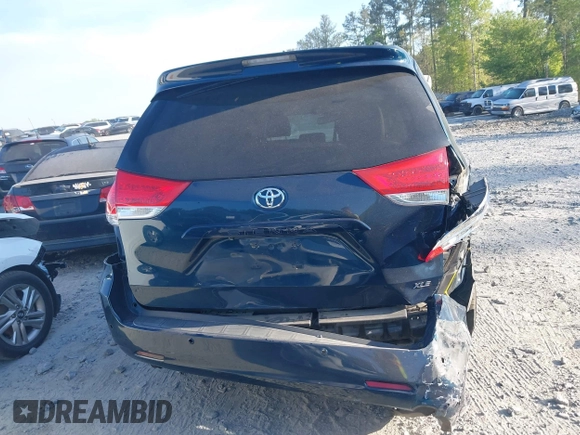 2011 Toyota Sienna XLE AAS with VIN 5TDYK3DC9BS070504, listed as a IAAI auction lot 42046045 with 193,066 mi miles and . Bid and sale history available at DreamBid. Image 16.