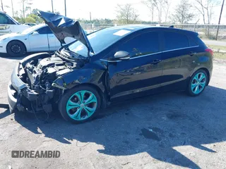 2014 Hyundai Elantra GT with VIN KMHD35LH5EU171569, listed as a IAAI auction lot 41882896 with 181,989 mi miles. Bid and sale history available at carsss.com. Image 17.
