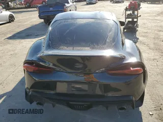 2020 Toyota GR Supra 3.0 with VIN WZ1DB4C04LW029695, listed as a Copart auction lot 50001135 with 54,347 mi miles and Salvage Title. Bid and sale history available at carsss.com. Image 6.