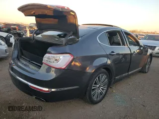 2015 Kia Cadenza Premium with VIN KNALN4D75F5193364, listed as a Copart auction lot 80138984 with 61,361 mi miles and Salvage Title. Bid and sale history available at carsss.com. Image 3.