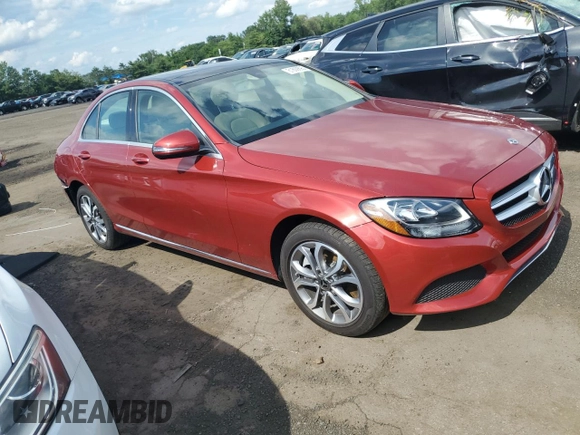 2018 Mercedes-Benz C 300 with VIN WDDWF4KB3JR416416, listed as a Copart auction lot 61609695 with 30,717 mi miles and Salvage title. Bid and sale history available at DreamBid. Image 4.