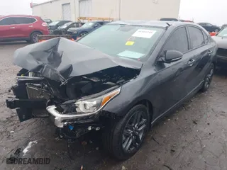 2020 Kia Forte GT-Line with VIN 3KPF34AD2LE258655, listed as a IAAI auction lot 41560288 with 54,807 mi miles. Bid and sale history available at carsss.com. Image 2.