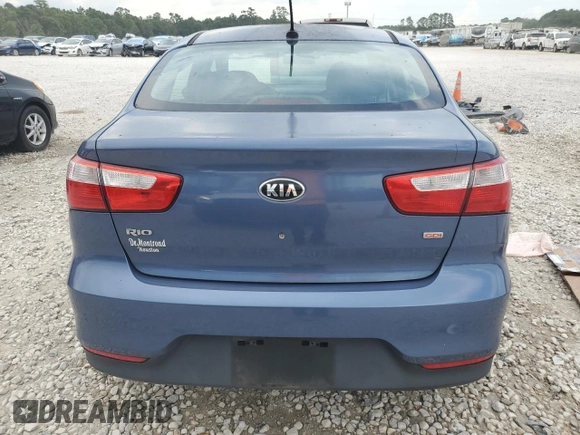 2016 Kia Rio LX with VIN KNADM4A35G6686434, listed as a Copart auction lot 66937954 with 62,418 mi miles and Salvage Title. Bid and sale history available at DreamBid. Image 6.