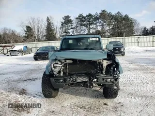 2023 Ford Bronco with VIN 1FMDE5DH0PLB18716, listed as a Copart auction lot 88271725 with 17,334 mi miles and Salvage Title. Bid and sale history available at DreamBid. Image 12.