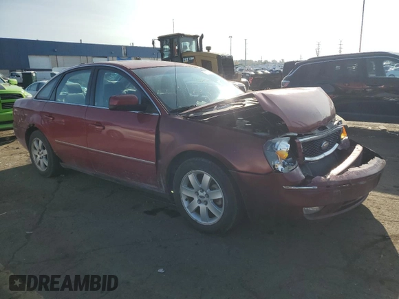 2005 Ford Five Hundred SEL with VIN 1FAFP24105G158704, listed as a Copart auction lot 76884564 with 0 mi miles and Clean Title. Bid and sale history available at carsss.com. Image 4.