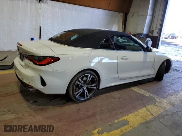 2023 BMW 4 Series 430i xDrive with VIN WBA43AT03PCL32501, listed as a Copart auction lot 42541515 with Not Provided miles and Salvage Title. Bid and sale history available at DreamBid. Image 3.