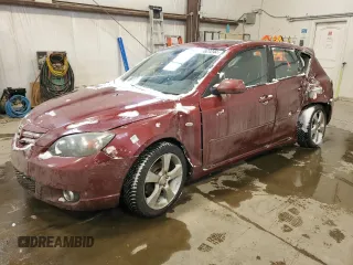 2006 Mazda 3 s with VIN JM1BK143361471656, listed as a Copart auction lot 85600244 with 205,054 mi miles and Salvage Title. Bid and sale history available at carsss.com. Image 1.