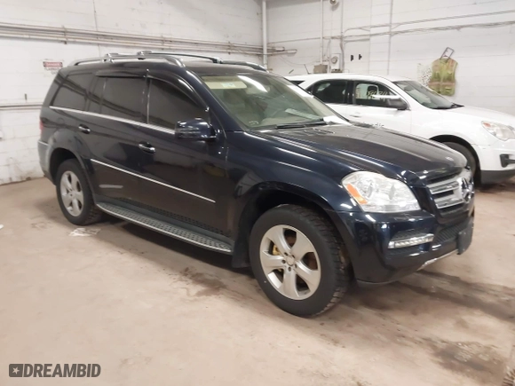 2011 Mercedes-Benz GL-Class GL 450 with VIN 4JGBF7BE4BA664500, listed as a IAAI auction lot 42099521 with 140,232 mi miles. Bid and sale history available at carsss.com. Image 1.