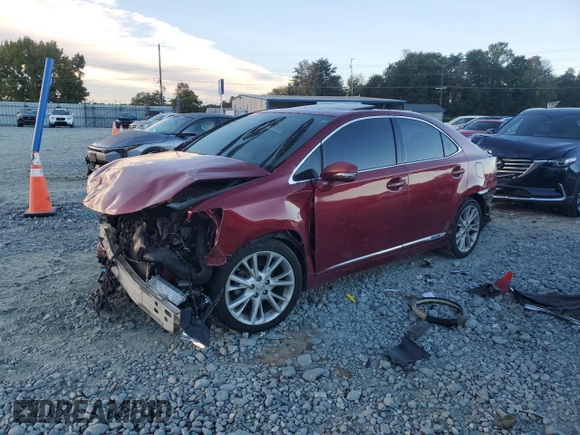 2010 Lexus HS with VIN JTHBB1BA1A2029767, listed as a Copart auction lot 75649754 with Not Provided miles and Salvage Title. Bid and sale history available at carsss.com. Image 1.