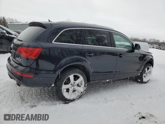 2013 Audi Q7 3.0L TDI Vorsprung Edition with VIN WA1WMCFE1DD003517, listed as a Copart auction lot 44537485 with 161,067 mi miles and Salvage Title. Bid and sale history available at carsss.com. Image 3.