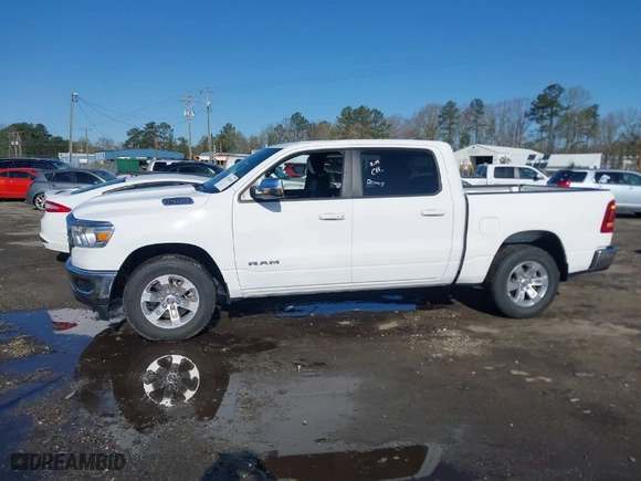 2024 Ram 1500 Laramie with VIN 1C6SRFJT7RN223993, listed as a IAAI auction lot 41934450 with NaN miles. Bid and sale history available at carsss.com. Image 14.