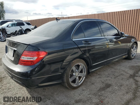 2012 Mercedes-Benz C 250 Sport with VIN WDDGF4HB4CA628268, listed as a Copart auction lot 51702505 with 148,387 mi miles and Salvage Title. Bid and sale history available at DreamBid. Image 3.