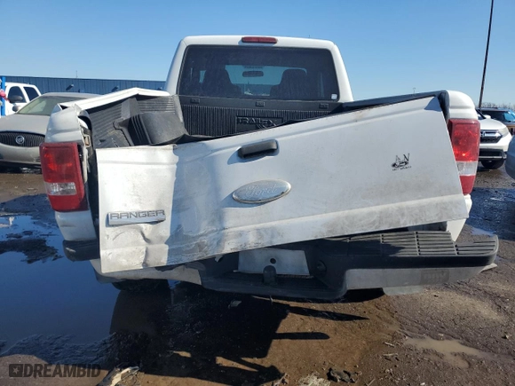 2007 Ford Ranger XL with VIN 1FTYR14U07PA61605, listed as a Copart auction lot 46878825 with 93,343 mi miles and Clean Title. Bid and sale history available at carsss.com. Image 6.