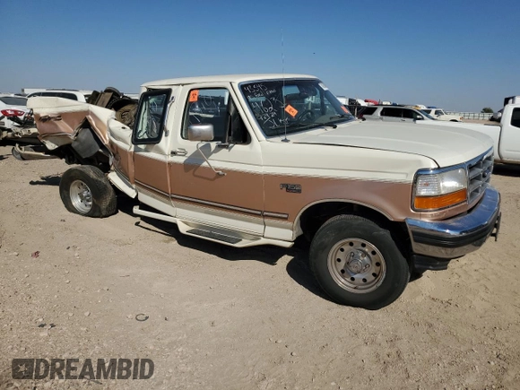 1995 Ford F-150 with VIN 1FTEX14H3SKA44623, listed as a Copart auction lot 74835704 with 161,802 mi miles and Salvage Title. Bid and sale history available at carsss.com. Image 4.