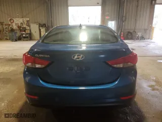 2014 Hyundai Elantra SE with VIN KMHDH4AE2EU115500, listed as a Copart auction lot 53093355 with 54,784 mi miles and Salvage Title. Bid and sale history available at carsss.com. Image 6.