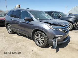 2016 Honda Pilot Touring with VIN 5FNYF6H98GB119708, listed as a Copart auction lot 48964525 with 45,448 mi miles and Salvage Title. Bid and sale history available at carsss.com. Image 4.