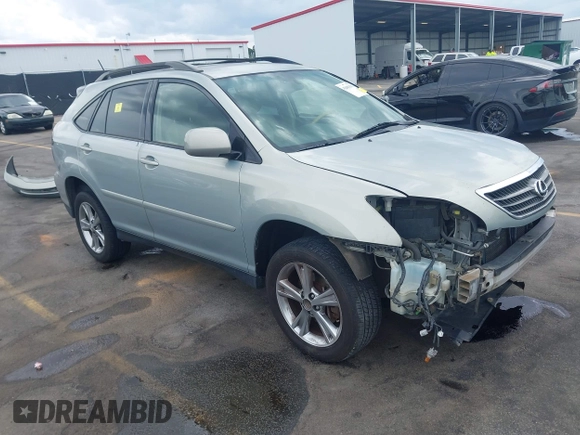 2006 Lexus RX 400h with VIN JTJHW31U462004373, listed as a IAAI auction lot 42081583 with 294,827 mi miles and . Bid and sale history available at DreamBid. Image 1.