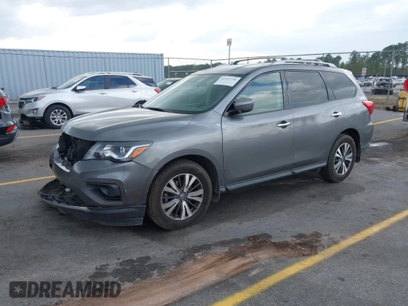 2020 Nissan Pathfinder S with VIN 5N1DR2AN0LC615921, listed as a IAAI auction lot 41932744 with 124,890 mi miles. Bid and sale history available at carsss.com. Image 17.