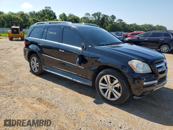 2011 Mercedes-Benz GL-Class GL 450 with VIN 4JGBF7BE8BA696950, listed as a Copart auction lot 60877914 with 134,239 mi miles and Salvage Title. Bid and sale history available at carsss.com. Image 4.