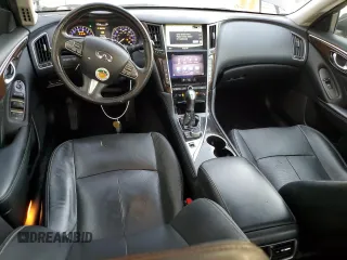 2014 Infiniti Q50 Premium with VIN JN1BV7AR8EM680510, listed as a Copart auction lot 43735965 with 193,304 mi miles and Salvage title. Bid and sale history available at DreamBid. Image 8.