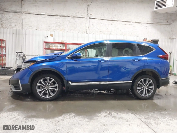2021 Honda CR-V Touring with VIN 7FARW2H95ME000026, listed as a IAAI auction lot 41550612 with 22,037 mi miles. Bid and sale history available at carsss.com. Image 15.