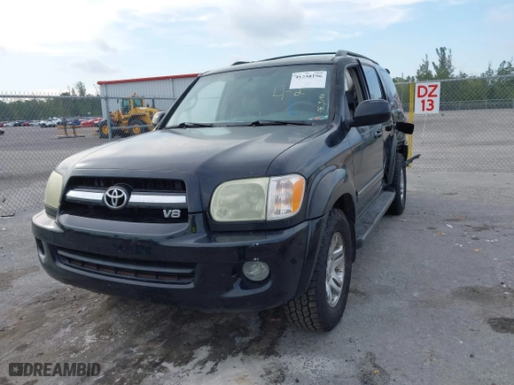 2006 Toyota Sequoia SR5 with VIN 5TDZT34A16S279192, listed as a IAAI auction lot 41758196 with 119,121 mi miles. Bid and sale history available at carsss.com. Image 12.