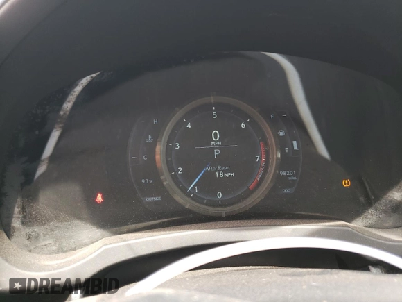 2015 Lexus IS 250 z VIN JTHBF1D24F5052623, wystawiony jako Copart lot #66419724 z przebiegiem 98 201 mil mil oraz Szkoda całkowita • Salvage title. Historia ofert i sprzedaży dostępna na DreamBid. Obrazek 9.