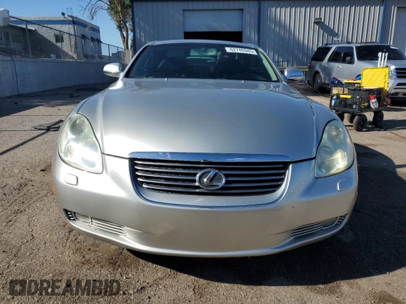 2003 Lexus SC 430 with VIN JTHFN48Y530046536, listed as a Copart auction lot 62746945 with 90,199 mi miles and Salvage title. Bid and sale history available at DreamBid. Image 5.