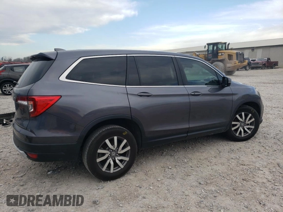 2020 Honda Pilot EX-L with VIN 5FNYF5H5XLB026092, listed as a Copart auction lot 48513935 with 69,540 mi miles and Salvage title. Bid and sale history available at DreamBid. Image 3.